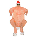 Inflatable Roast Turkey Costume Blow Up Suit Xmas Thanksgiving Fancy Dress