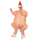 Inflatable Roast Turkey Costume Blow Up Suit Xmas Thanksgiving Fancy Dress