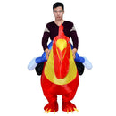 Adult Chicken Cock Inflatable Costume Blowup Party Outfit Accessories