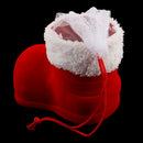 Christmas Plush Boots Shoes Candy Bag Santa Claus Tree Hanging DÃ©cor