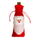 Santa Claus Wine Bottle Cover Wedding Xmas Birthday Party Gift Wrapper Bag