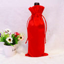 Santa Claus Wine Bottle Cover Wedding Xmas Birthday Party Gift Wrapper Bag