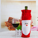 Santa Claus Wine Bottle Cover Wedding Xmas Birthday Party Gift Wrapper Bag