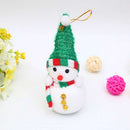1pcs Random Color Lovely Tinsel Christmas Hanging Snowman Doll Xmas Ornament