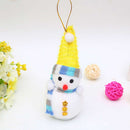 1pcs Random Color Lovely Tinsel Christmas Hanging Snowman Doll Xmas Ornament