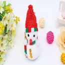 1pcs Random Color Lovely Tinsel Christmas Hanging Snowman Doll Xmas Ornament