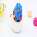 1pcs Random Color Lovely Tinsel Christmas Hanging Snowman Doll Xmas Ornament