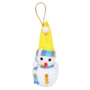 1pcs Random Color Lovely Tinsel Christmas Hanging Snowman Doll Xmas Ornament