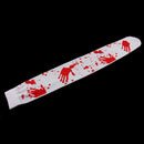 Halloween Carnival Bloody Hand Print Stain Thigh High Stockings Hold Up Suit Fancy Dress
