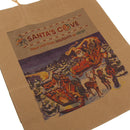 12pcs Christmas Kraft Paper Gift Bags Handle Party Bags Christmas Favors