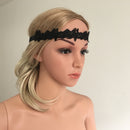 Wedding Black Lace Elastic Bands Black Lace Stretch Headband Bridal Shower Hair Accessory