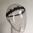 Wedding Black Lace Elastic Bands Black Lace Stretch Headband Bridal Shower Hair Accessory