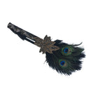 Retro Women Girls Peacock Feather Beads Flapper Headband 1920s Great Gatsby Fancy Dress Costume Headdress