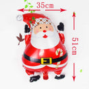 Large Santa Claus Aluminum Foil Balloon Christmas Party Decoration 63 X 46cm