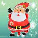 Large Santa Claus Aluminum Foil Balloon Christmas Party Decoration 63 X 46cm
