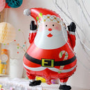 Large Santa Claus Aluminum Foil Balloon Christmas Party Decoration 63 X 46cm