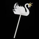 5x White Swan Cake Picks Wedding Cake Topper Wedding Anniversary Cake DÃ©cor