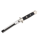 Switchblade Spring Pocket Beard Hair Comb Fold Blade Automatic Push Button