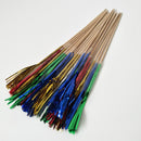 20pcs Metallic Foil Fireworks Cocktail Party Sticks Toothpick Decor Random