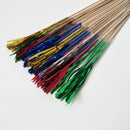 20pcs Metallic Foil Fireworks Cocktail Party Sticks Toothpick Decor Random