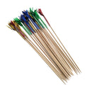 20pcs Metallic Foil Fireworks Cocktail Party Sticks Toothpick Decor Random