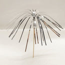 20pcs Metallic Foil Fireworks Cocktail Party Sticks Toothpick Decor Random