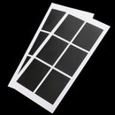 9 X 6pcs Chalkboard Blackboard Stickers Kitchen Jar Label Decals DIY Craft