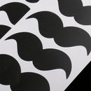 9 Sheets Black Funny Mustache Decal Stickers Craft Art Vinyl DIY Making