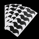 9 Sheets Black Funny Mustache Decal Stickers Craft Art Vinyl DIY Making