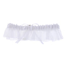 Wedding Garter Bride Pearl Ribbon Leg Ring Throwaway Toss Wedding Prom