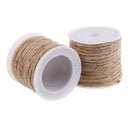 24 Rolls Rustic Twine Burlap Jute Rope Cord String Wedding Gift Wrapping DIY Craft Embellishments