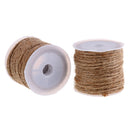 24 Rolls Rustic Twine Burlap Jute Rope Cord String Wedding Gift Wrapping DIY Craft Embellishments