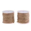 24 Rolls Rustic Twine Burlap Jute Rope Cord String Wedding Gift Wrapping DIY Craft Embellishments