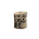 Rustic Linen Ribbon Christmas Cane Pattern Party Decoration DIY Gift Wrapping Supplies 2.1m