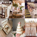 Roll of Burlap Lace Ribbon Wedding Christmas Decoration DIY Craft Supplies