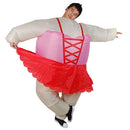 Inflatable Ballerina Fancy Dress Adult Costume Suit Unisex Outfit Air Suits