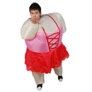 Inflatable Ballerina Fancy Dress Adult Costume Suit Unisex Outfit Air Suits