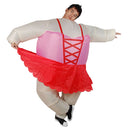 Inflatable Ballerina Fancy Dress Adult Costume Suit Unisex Outfit Air Suits