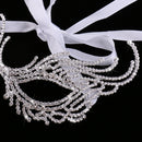 Eye Mask Crystal Rhinestone Royal Masquerade Wedding Bridal Prom Party