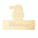 Christmas Santa Claus Celebration Planner Board Wood Reminder Hanging Plaque