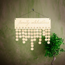 Family Celebration Birthday Planner Board Wood Sign Reminder Hanging Plaque