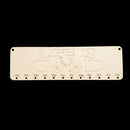 Vintage Wooden Hanging Plaque Birthday Planner Reminder Board Wooden Sign Life Is Good