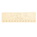 Vintage Wooden Hanging Plaque Birthday Planner Reminder Board Wooden Sign Life Is Good