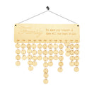 Family MDF Wooden Treasure Reminder Calendar Party Wall Door Hanging Sign
