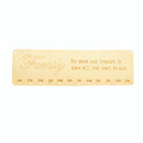 Family MDF Wooden Treasure Reminder Calendar Party Wall Door Hanging Sign