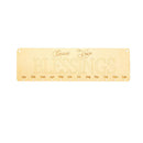 Count Your Blessings MDF Wooden Treasure Reminder Calendar Wall Door Hanger