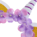Spiral Unicorn Floral Ears Headband Cosplay Party Fancy Dress Girls Adult Headdress Photo Props