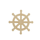 10pcs Unfinished Burlywood Wooden Rudder Shapes DIY Hanging Embellishment Wood Pieces Gifts for Art Crafts 7.5 cm