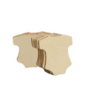 10pcs Blank Wooden Baby Clothes Shape Wooden Cutout Tag Crafts Ornaments DIY