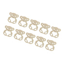 Pack of 10 Blank Baby Shower Christening Party Bear Wood Cutout Gift Tags DIY Craft